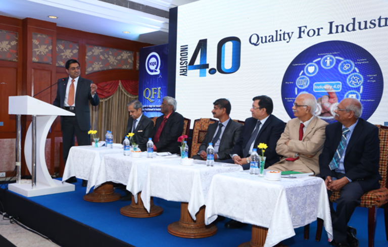 Chief Guest Dr. Vinod Surana inaugurating the first industry 4.0 program in Chennai