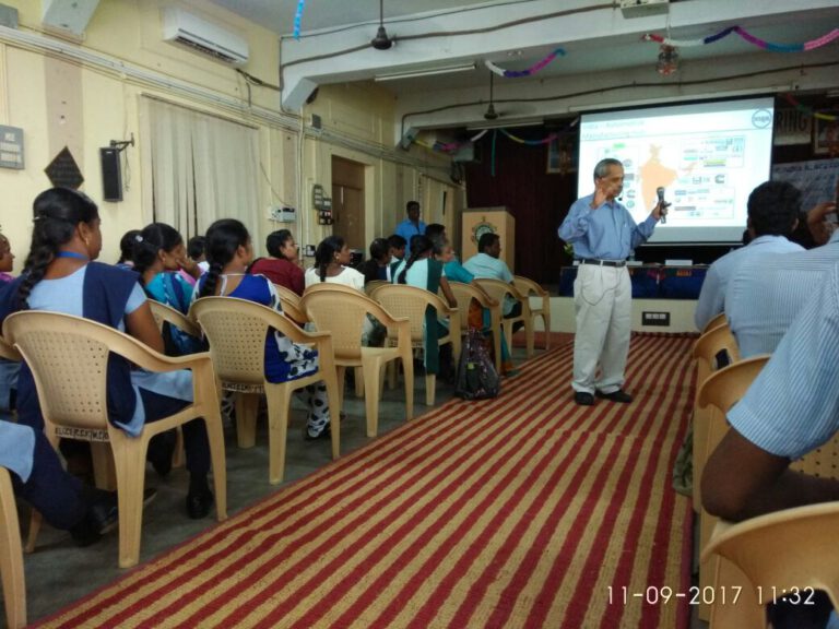 Mr. C V Gowri Sankar during the session