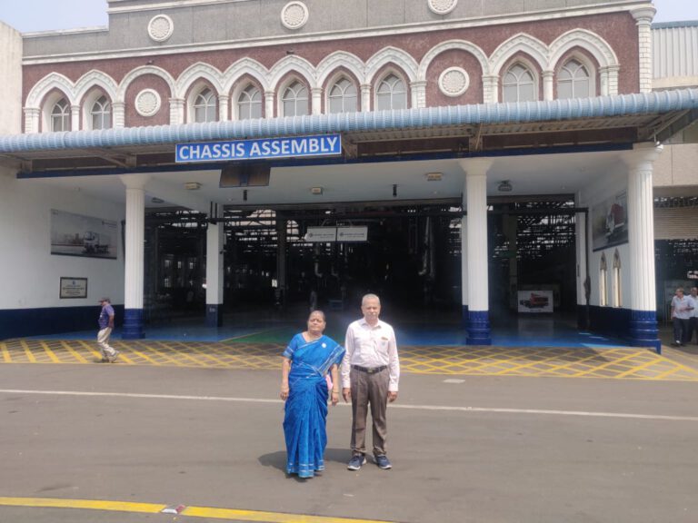 Mr. C. V. Gowri Sankar on factory visit