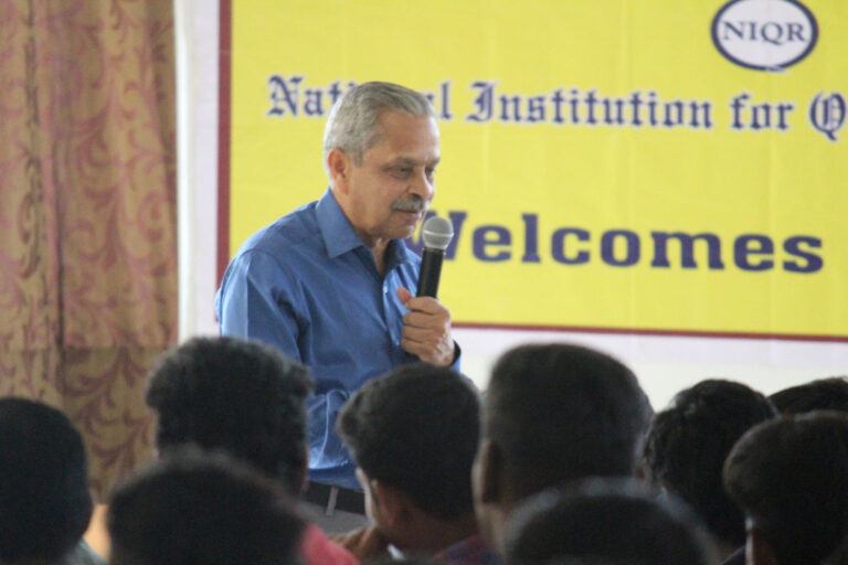 The faculty Mr. C V Gowri Sankar