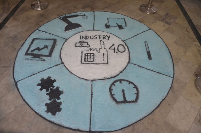 Welcome Rangoli on Industry 4.0