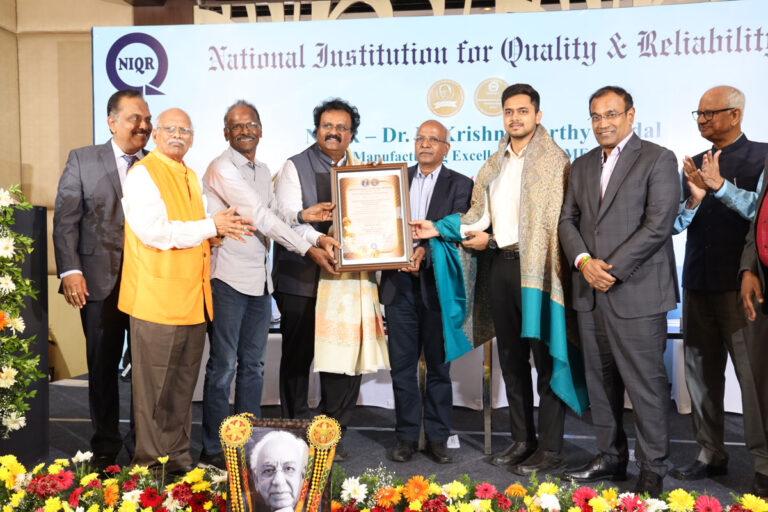 Award Presentation to Venkateswara Steels and Springs India Pvt. Ltd., Coimbatore