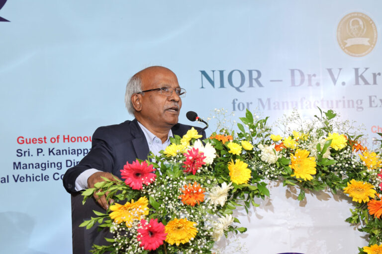 Guest of Honour Sri. P. Kaniappan Managing Director ZF Commercial Vehicles Control Systems India Ltd.