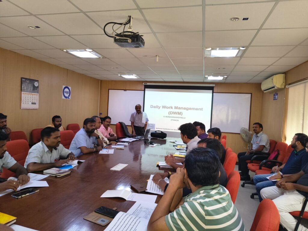 1. DWM session by Mr C Sundaravadivelu